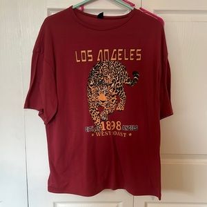 SHEIN Los Angeles graphic tee
